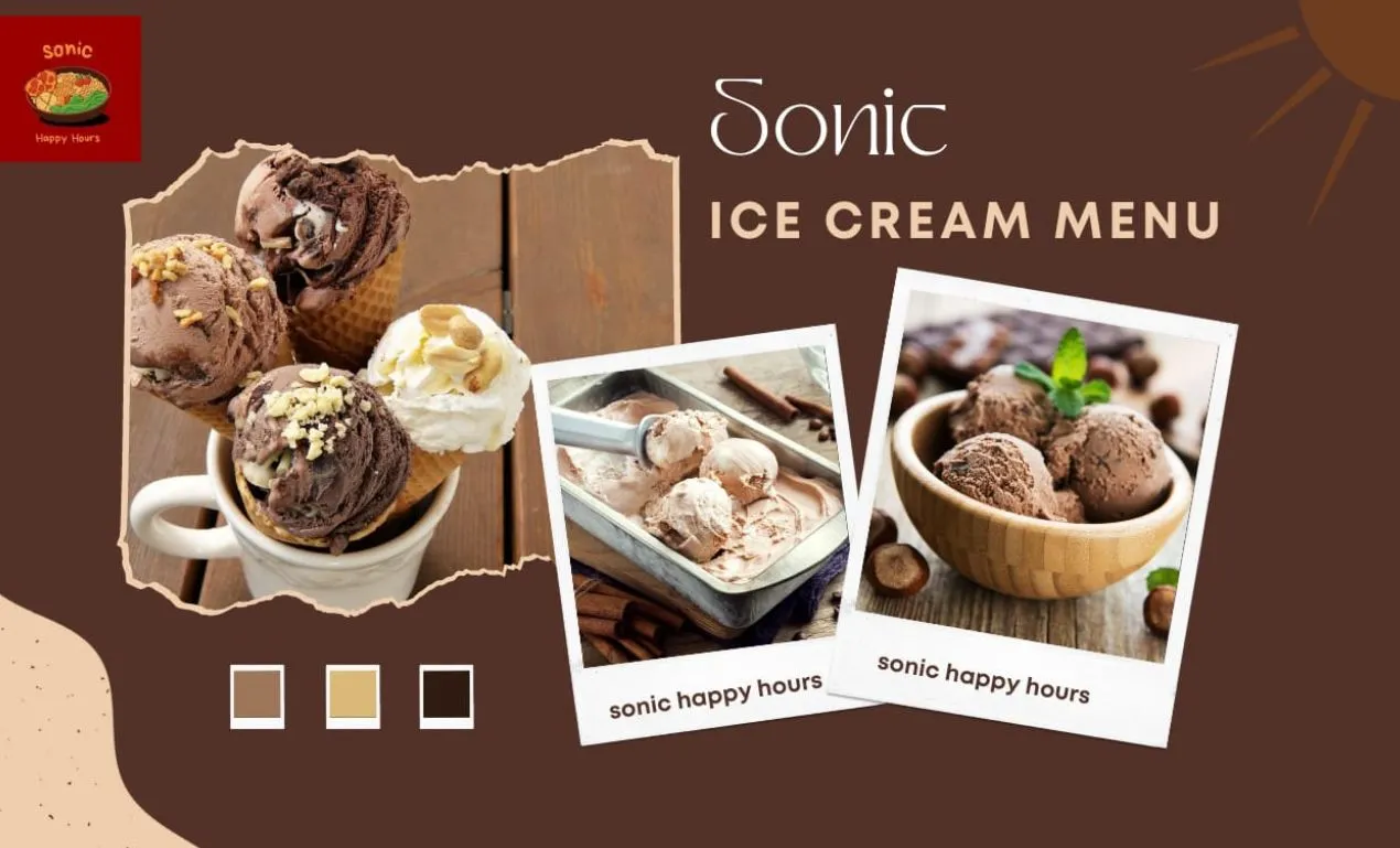 Sonic Ice Cream Menu -Ice Cream Treats-Sonic Blasts and Prices